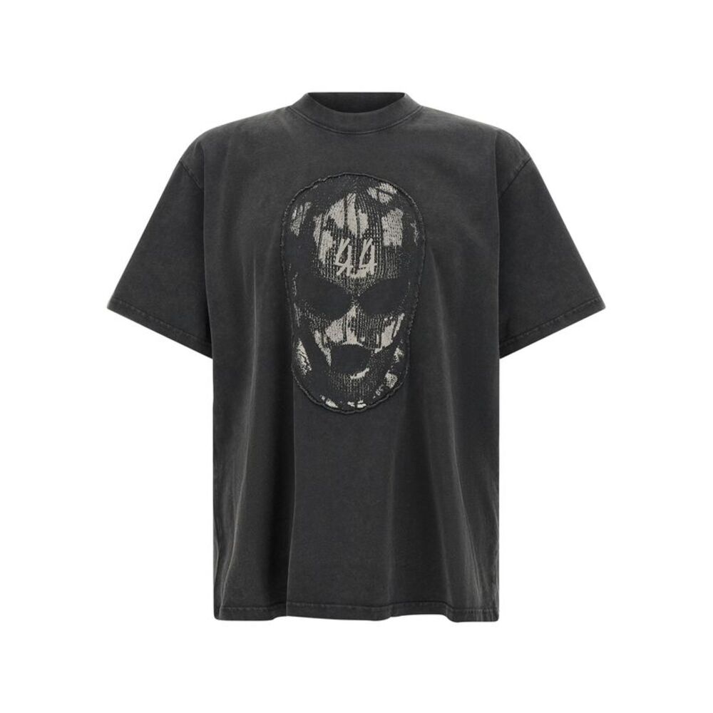44 Label Group Black Cotton Men's T-Shirt
